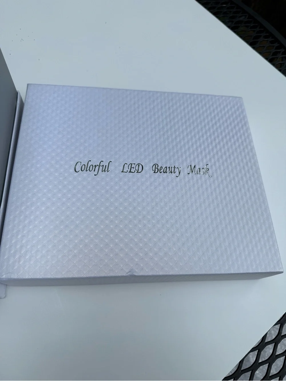 LED Beauty Mask - White NIB with remote control,original box
